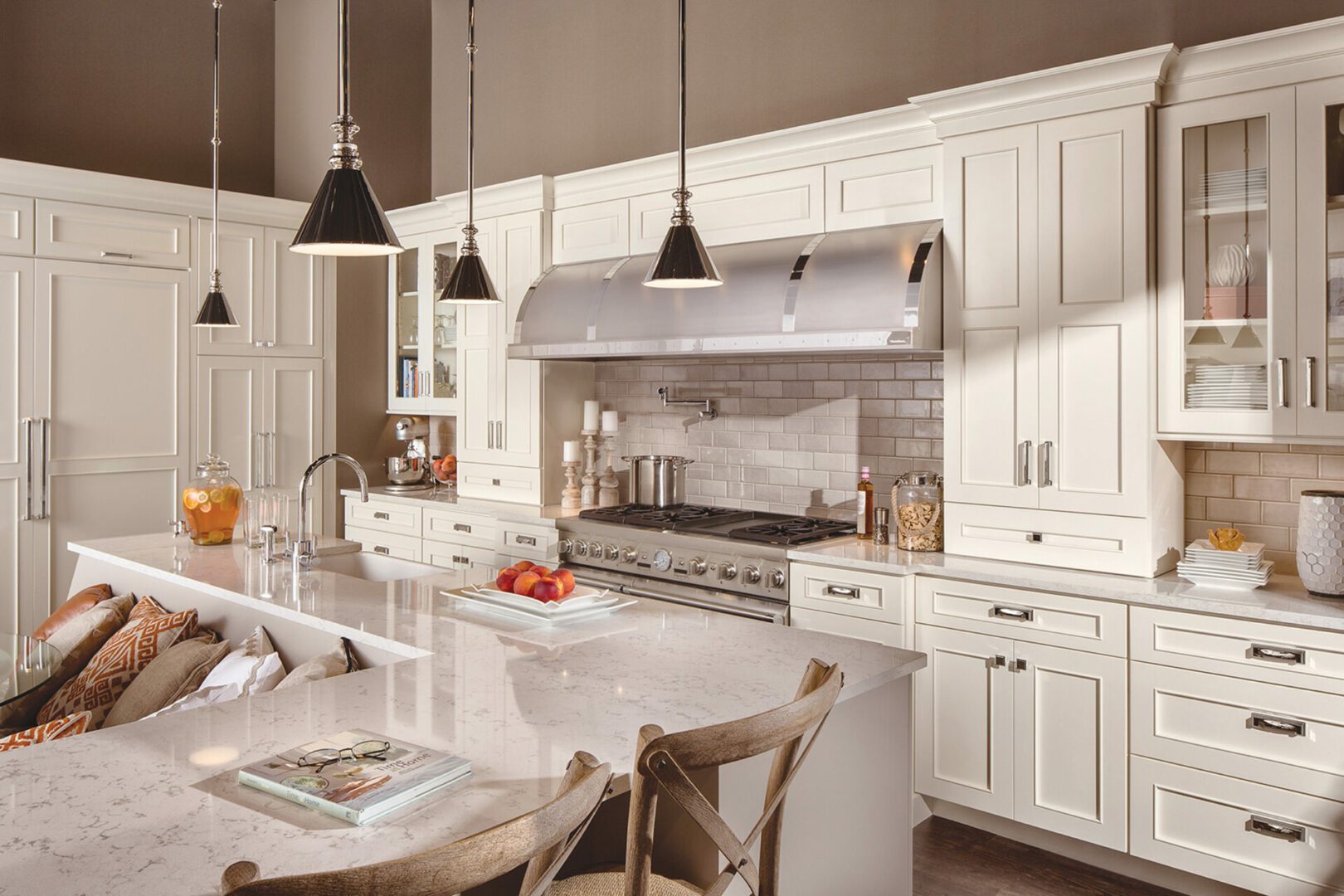 Transitional Kitchen Design with White Cabinetry - Laslo Kitchens