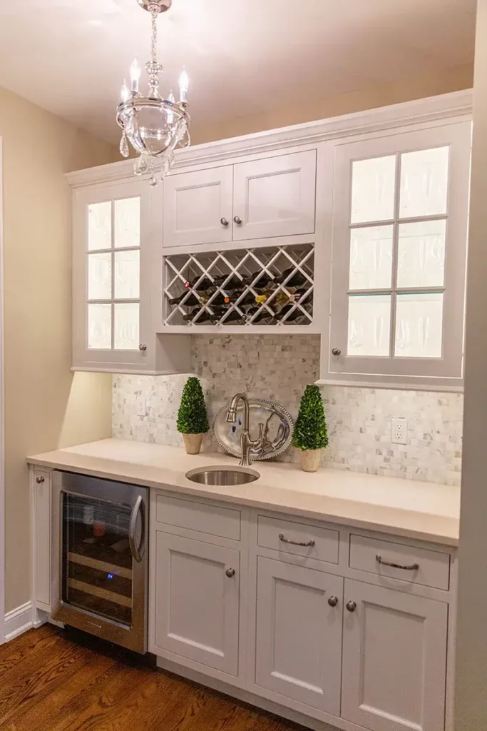 Custom wet bar in Allentown Pennsylvania