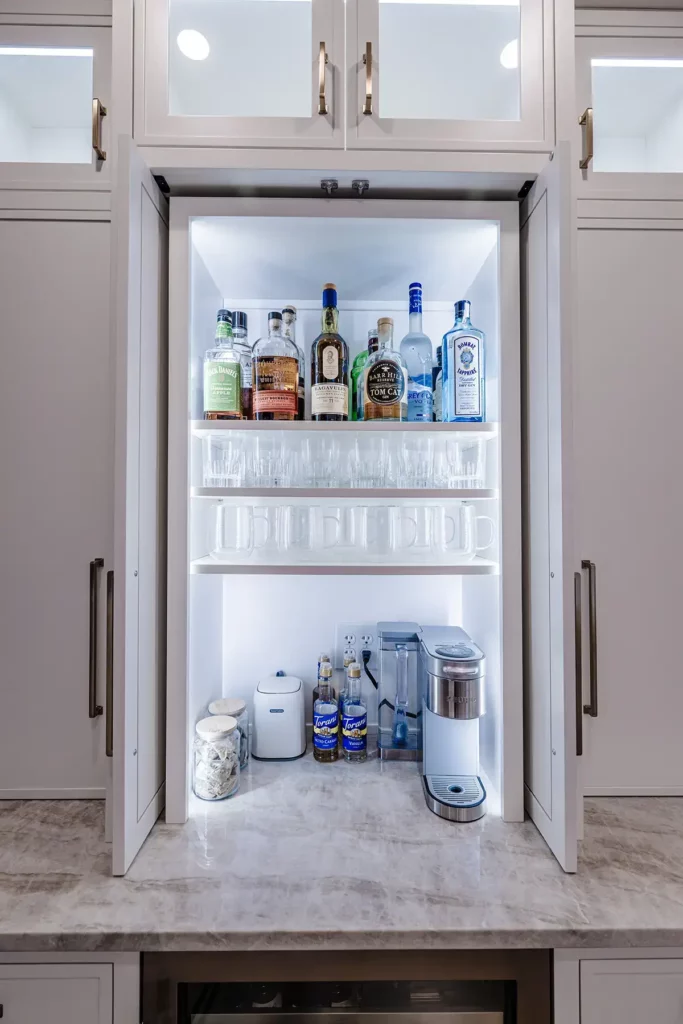 Zephyr beverage center keeps refreshments chilled