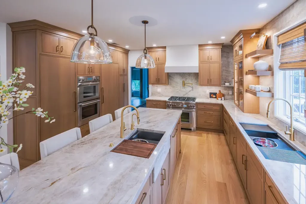 custim kitchen cabinetry for a remodel in an Allentown Kosher Kitchen